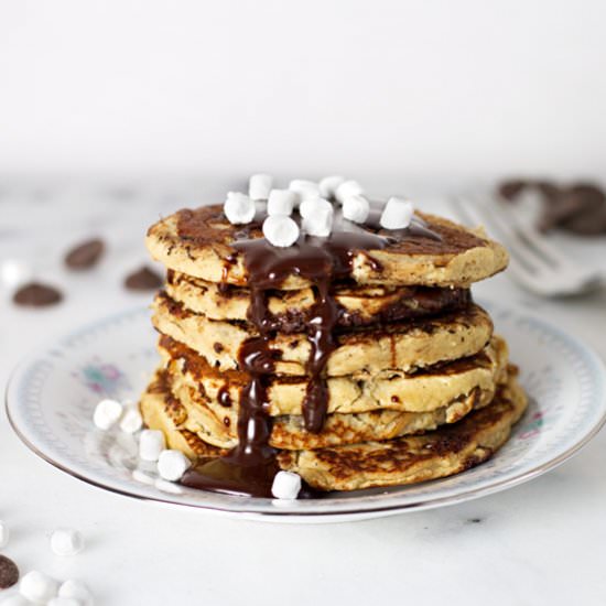 Healthy S’more Pancakes