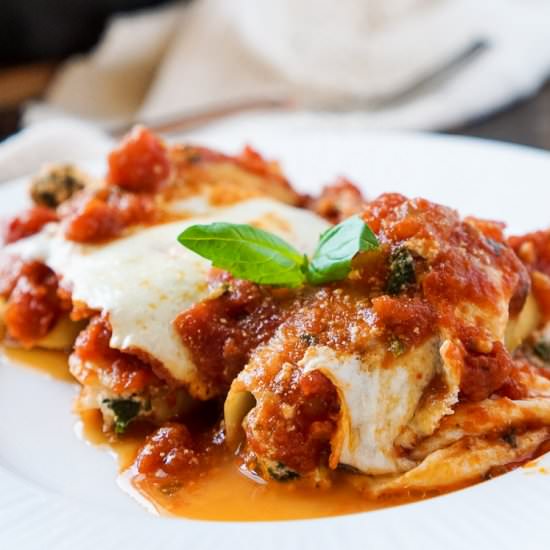 Easy Spinach Stuffed Shells