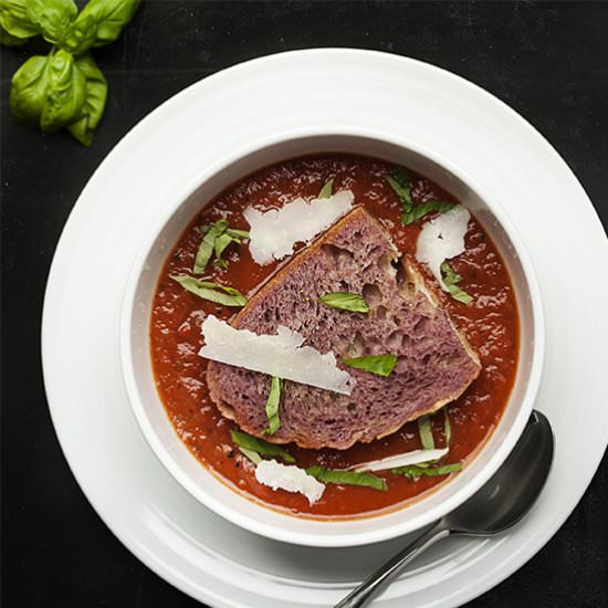 Roasted Tomato Basil Soup