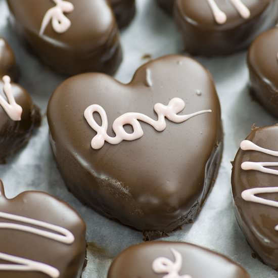 Cookie Dough Valentine’s Hearts