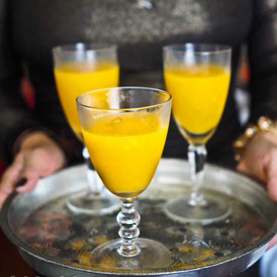 Blood Orange Sgroppino Cocktail