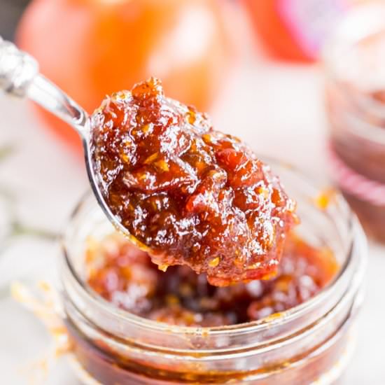 Sweet & Spicy Tomato Chutney