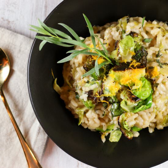 Ottolenghi Brussels Sprouts Risotto