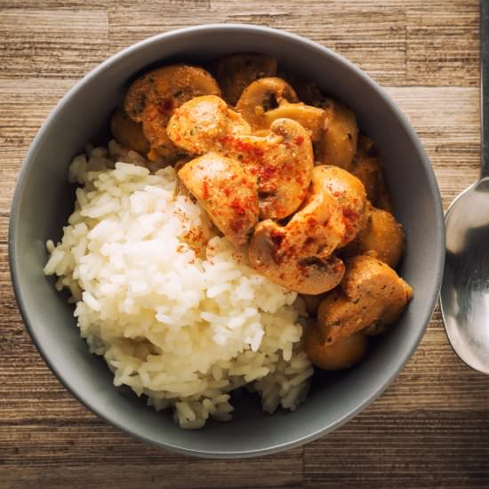 Mushroom Stroganoff
