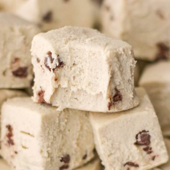 Healthy Cookie Dough Fudge