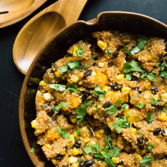 One Pan Chipotle Mexican Quinoa