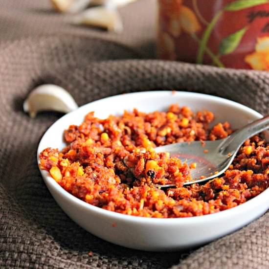 Dry Garlic Chutney