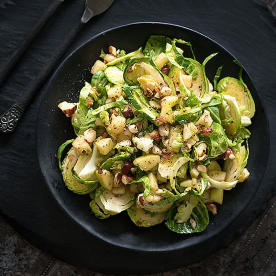 Brussels Sprouts with Apple Salad