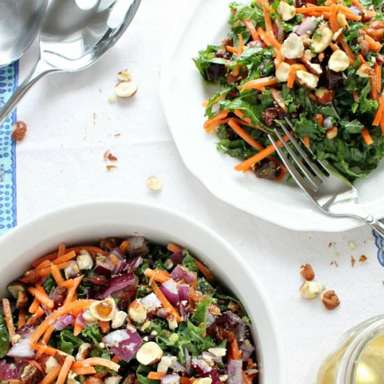 Kale and Hazelnut Winter Salad