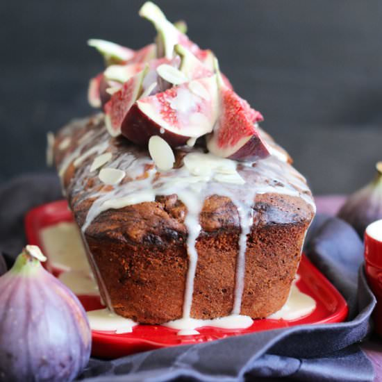 Tea Cake with Almond & Fig Filling