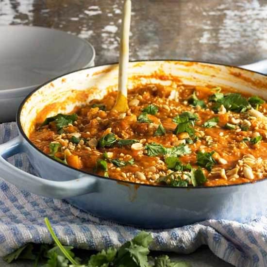 Chicken and Squash Satay Curry