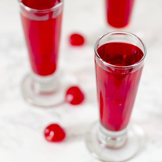 Cherry Vodka Cocktail and Shooter