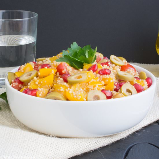 Mediterranean Vegan Quinoa Salad
