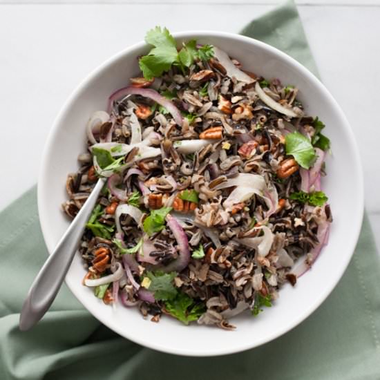 Wild Rice Salad with Pecans