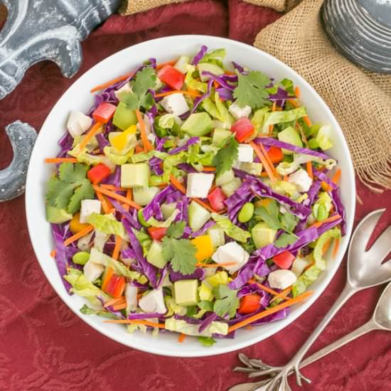 Thai Salad with Peanut Dressing