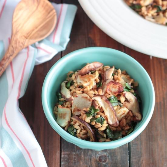 Vegan Farro Risotto