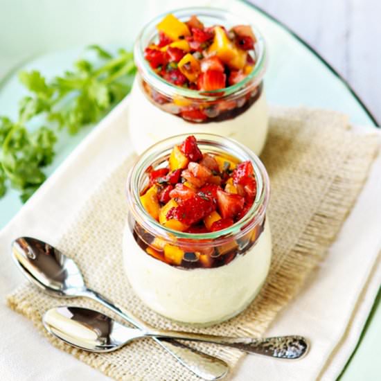 No Bake Mango Lime Cheesecake