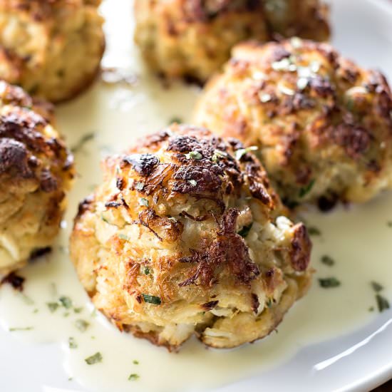 Crab Cakes with Beurre Blanc