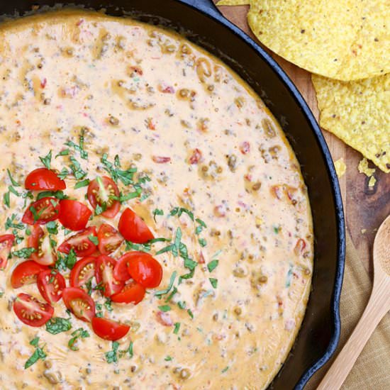 Skillet Beef Queso