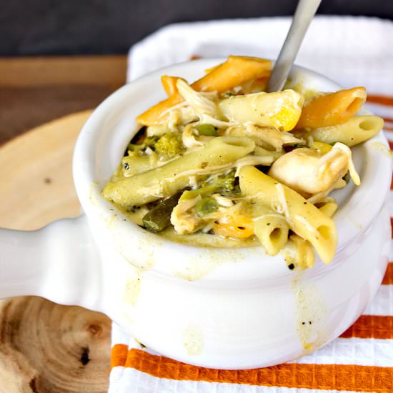 Crock Pot Chicken Noodle Casserole