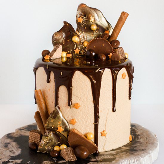 Drippy Chocolate Cake