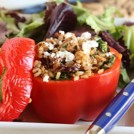 Greek Style Stuffed Peppers