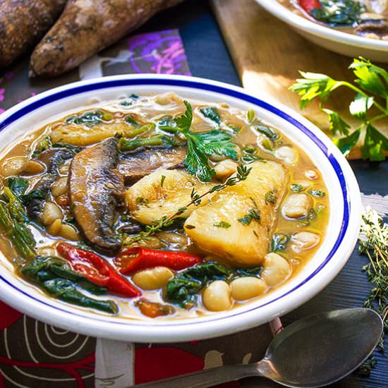 Kat-Kat Manioc, Cassava (Yuca) Stew