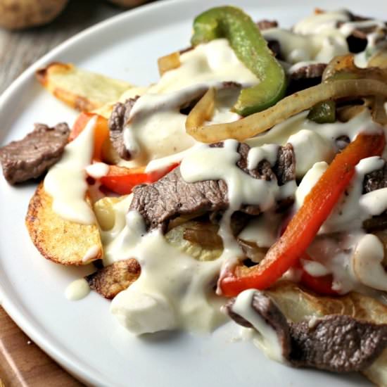 Philly Cheesesteak Poutine