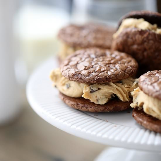 PB Chocolate Sandwich Cookies