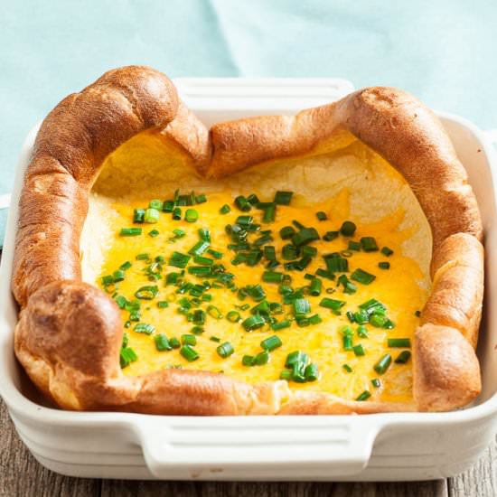 Cheese Baked Puff Pancake