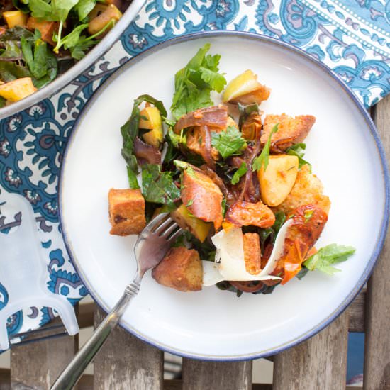 Spanish Style Panzanella Salad