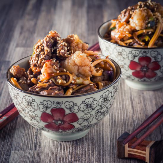 Spicy Szechuan Beef Stir Fry