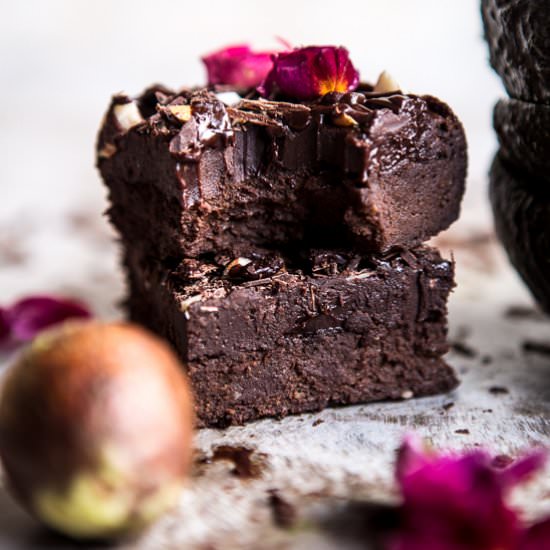 Fudgy Avocado Brownies