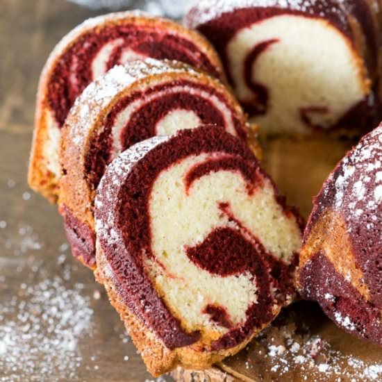 Red Velvet Marble Cake