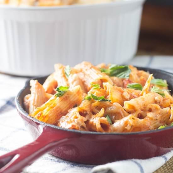 Skinny Three Cheese Penne