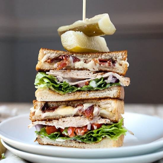 Grilled Cheese Club Sandwich