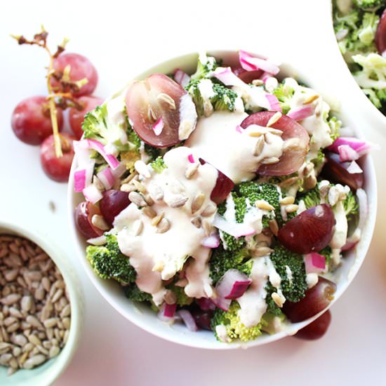 Rawdiculous Creamy Broccoli Salad