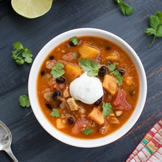 Black Bean and Chicken Chili