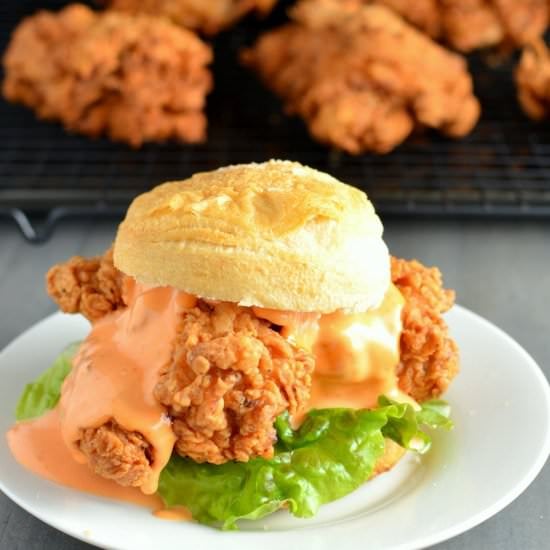 Sriracha Lime Chicken Sandwiches
