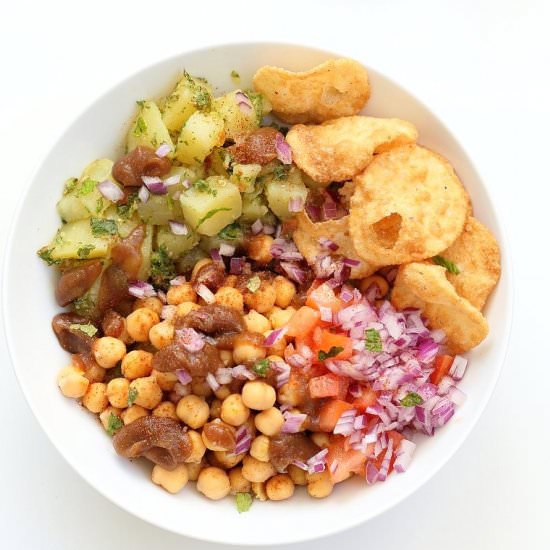 Chickpea Aloo Chaat Bowl