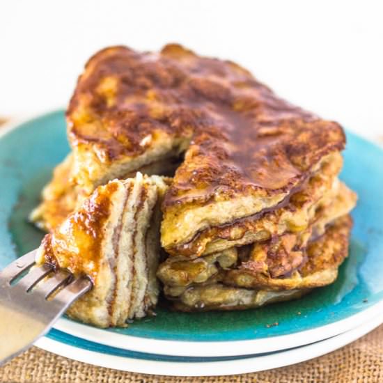 Healthy Two Ingredients Paleo Pancakes