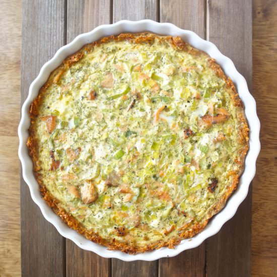 Smoked Salmon Quiche