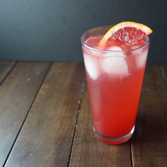 Blood Orange Campari Soda
