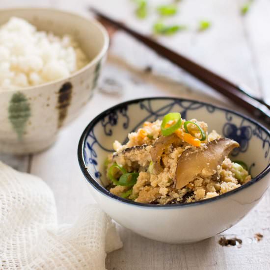 Unohana Sauteed Okara with Vegetables