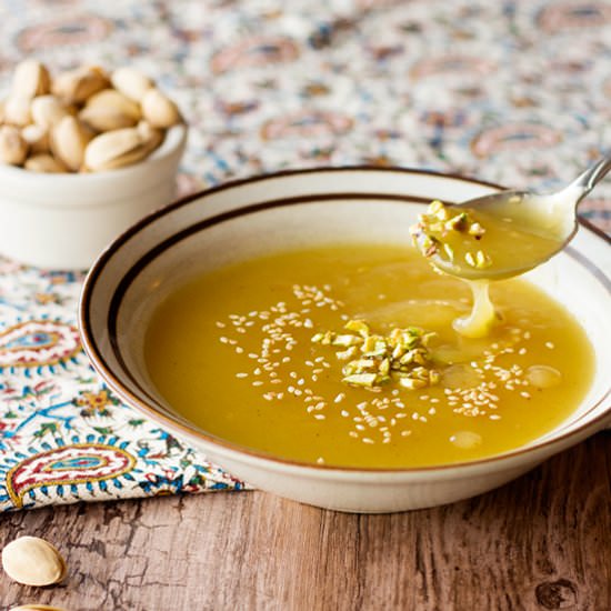 Kachi- Persian Halva Pudding