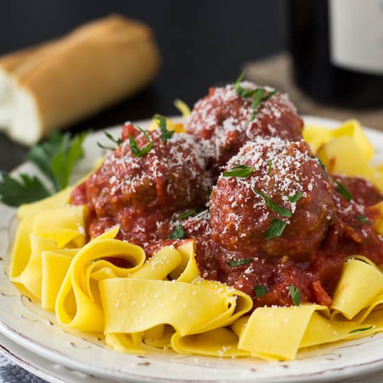 Crockpot Cheesy Meatball