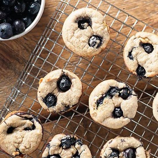 Blueberry Almond Banana Muffins