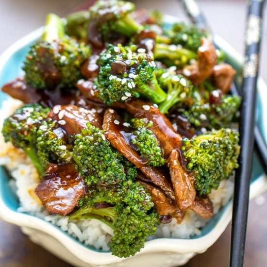 Skinny Beef and Broccoli