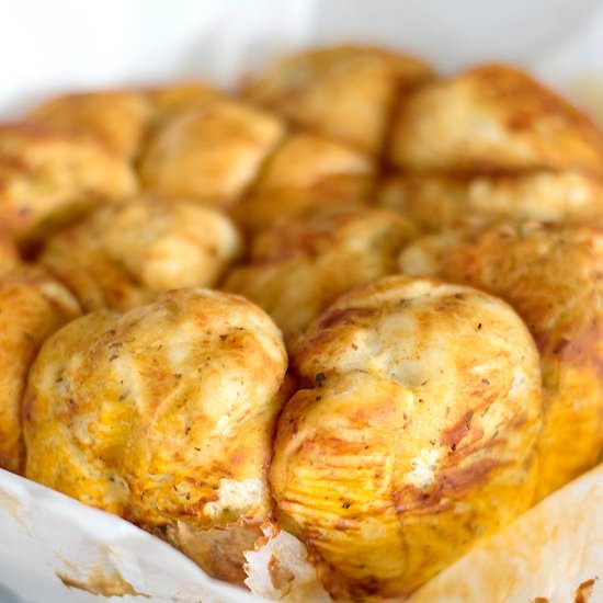 Slow Cooker Pull-Apart Vegan Pizza
