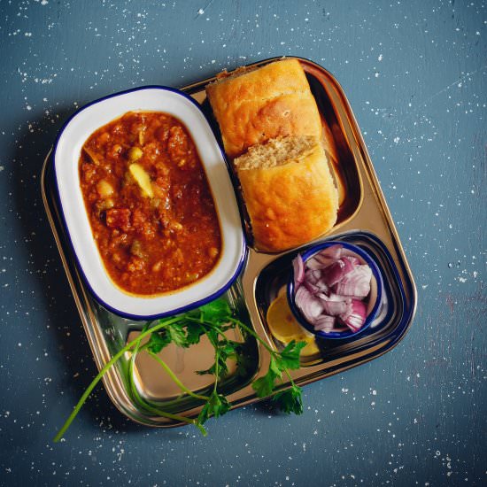 Pav Bhaji (Indian Street Food)